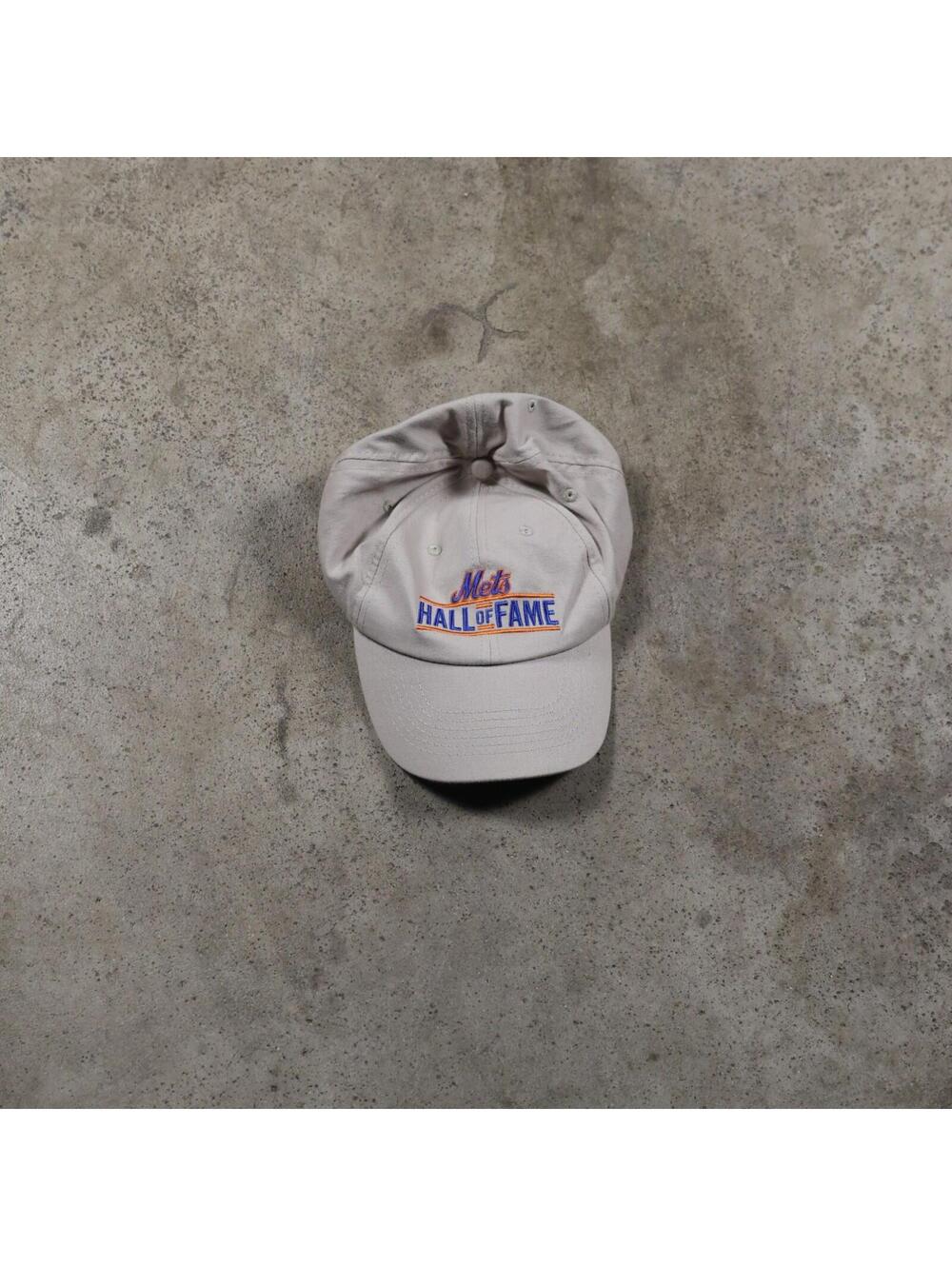 New York Mets Hat Citi Hall Of Fame Beige Strapback MLB Baseball Cap